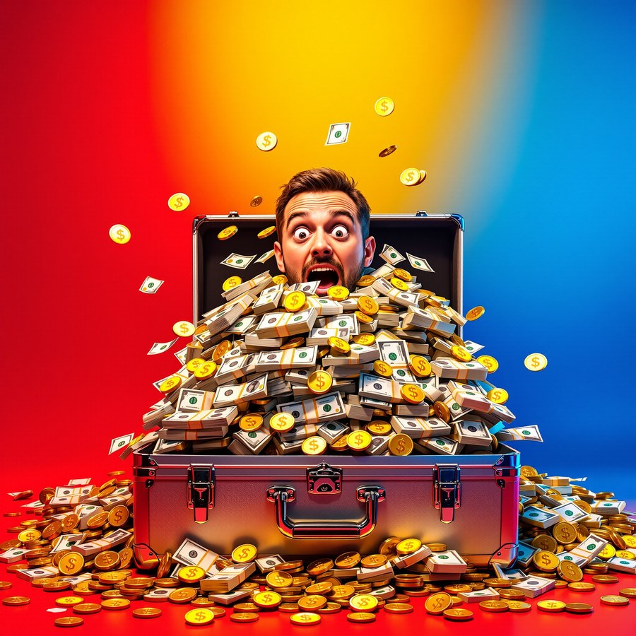 A pile of money